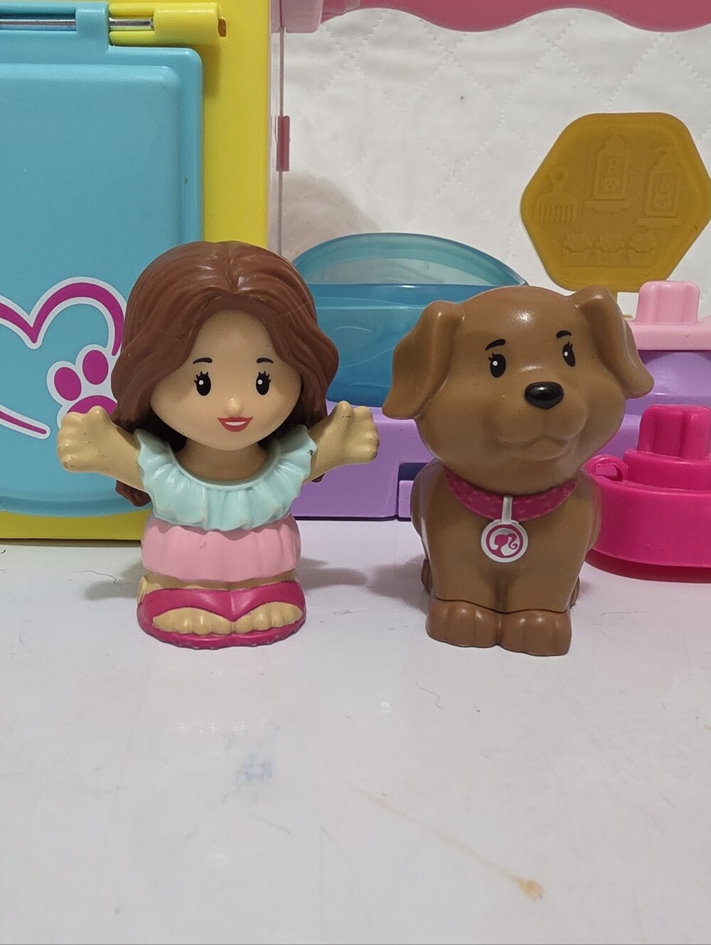 Barbie Little People Play and Care Pet Spa w Sounds Fisher Price - Picture 2 of 2